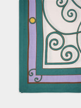 La DoubleJ Cortile Lilac Large Linen Tablecloth