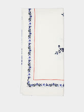 La DoubleJ Wildbird Placée Blue in Linen Medium Tablecloth