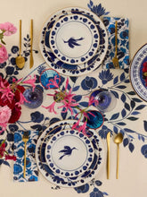 La DoubleJ Wildbird Placée Blue in Linen Large Tablecloth