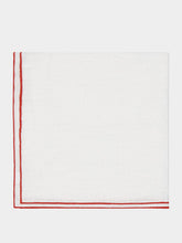 Paula Living x Gallina Matta Red Linen Napkin
