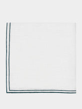 Paula Living x Gallina Matta Green Linen Napkin