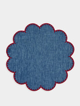 Paula Living Cascais Dark Blue Linen Placemat