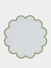 Paula Living Cascais Light Green Linen Placemat