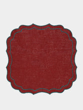 Paula Living x Gallina Matta Marsala Linen Placemat