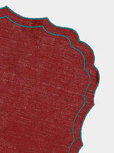 Paula Living x Gallina Matta Marsala Linen Placemat