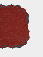 Paula Living x Gallina Matta Marsala Linen Placemat