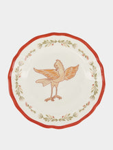 Paula Living Seagull Handpainted Dessert Plate