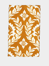 La DoubleJ Orange Herringbone Placemat Set of 2