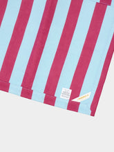 La DoubleJ Set of 2 Stripped Burgundy Placemats