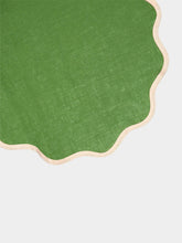 La DoubleJ Set of 2 Green Rainbow Cloud Placemats