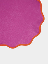 La DoubleJ Set of 2 Pink Cloud Rainbow Placemats