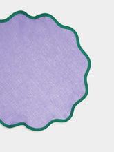 La DoubleJ Set Of 2 Cloud Blue Cotton Placemat