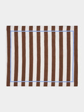 La DoubleJ Set Of 2 Stripped Brown Placemats