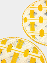 La DoubleJ Set Of 2 Napoli Yellow Taffia Tablemats