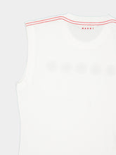 Marni Lily White Cut-Out Sleeveless T-Shirt