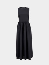 Matteau Black Tie Back Midi Dress