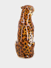 Les Ottomans Ceramic Large Leopard Sculpture