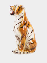Les Ottomans Handpainted Tiger Sculpture