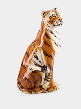 Les Ottomans Large Handpainted Tiger Sculpture