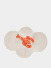 Les Ottomans Large Lobster Ceramic Serving Plate