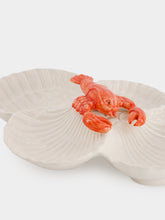 Les Ottomans Large Lobster Ceramic Serving Plate