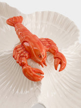 Les Ottomans Large Lobster Ceramic Serving Plate