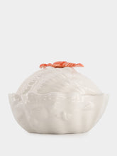 Les Ottomans Handpainted Lobster Ceramic Serving Bowl