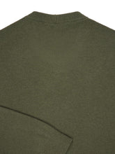 Lemaire Green Wool Crew-Neck Jumper