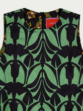 La DoubleJ Graphic-Print Feather-Hem Top