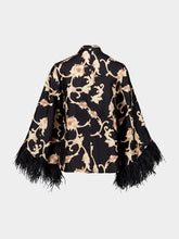 La DoubleJ Sylph Black Buttercup Silk Feather Top