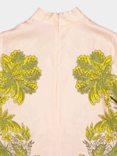 La DoubleJ Swathe Placée Pink Silk Feather Top