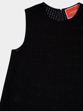 La Scala Black Sleeveless Top with Lace Hem | PDP - Fashion Clinic