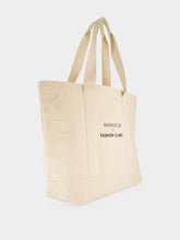 Monocle Ecru Logo Cotton Tote Bag