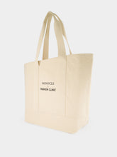 Monocle Ecru Logo Cotton Tote Bag