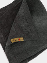 The House of Lyria Alfeo Linen Napkin in Dark Green
