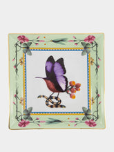 La DoubleJ Butterbird Salvia Porcelain Tray