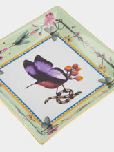 La DoubleJ Butterbird Salvia Porcelain Tray
