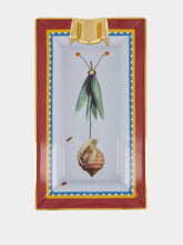 La DoubleJ Leaftrail Light Blue Incense Holder