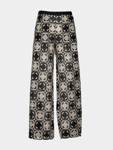 La DoubleJ Mini Tiles Macramé Palazzo Pants
