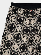 La DoubleJ Mini Tiles Macramé Palazzo Pants