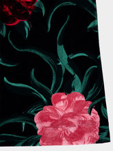 La DoubleJ Peony Black Velvet Stretch Palazzo Pants