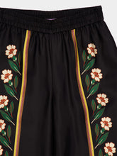 La DoubleJ Palazzo Pants Dazed Placée Black Floral