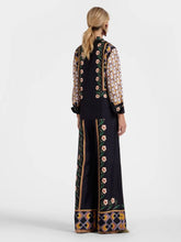 La DoubleJ Palazzo Pants Dazed Placée Black Floral