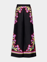 La DoubleJ Black Palazzo Placée Silk Trousers