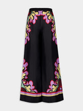 La DoubleJ Black Palazzo Placée Silk Trousers