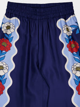 La DoubleJ x Orlebar Brown Whitsun Placée Blue Palazzo Pants