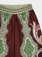 La DoubleJ Portal Placée Brown Silk Twill Palazzo Pants