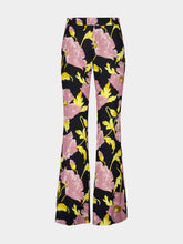 La DoubleJ Black Floral Saturday Night Pants