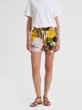 La DoubleJ Big Flowers-Print Cotton Shorts