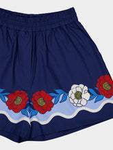 La DoubleJ x Orlebar Brown Whitsun Placée Blue Pull-Up Shorts